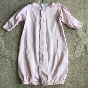 Kissy Kissy convertible gown in pink dot